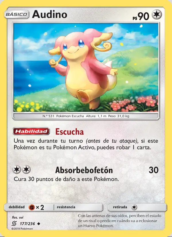 Image of the card Audino