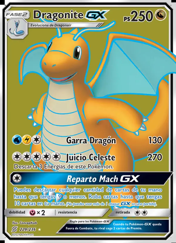 Image of the card Dragonite GX