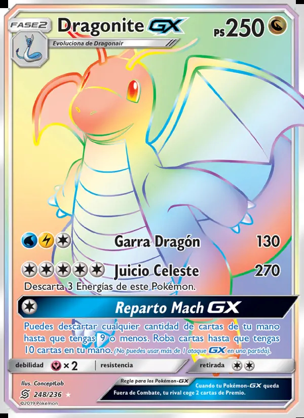 Image of the card Dragonite GX