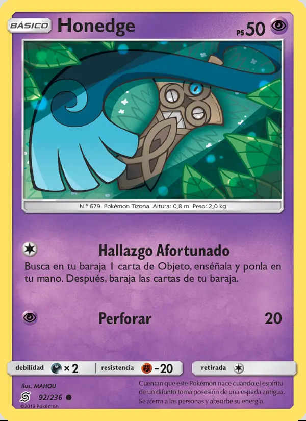 Image of the card Honedge