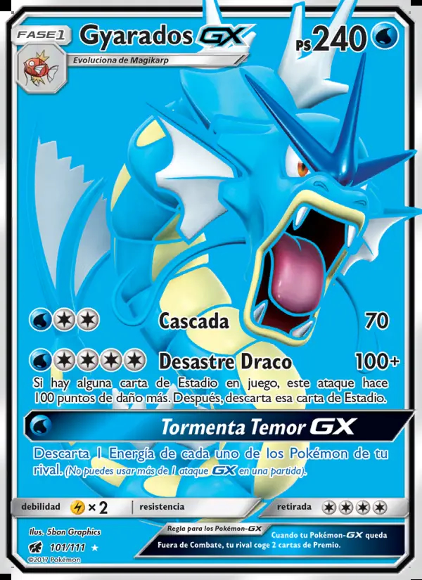 Image of the card Gyarados GX