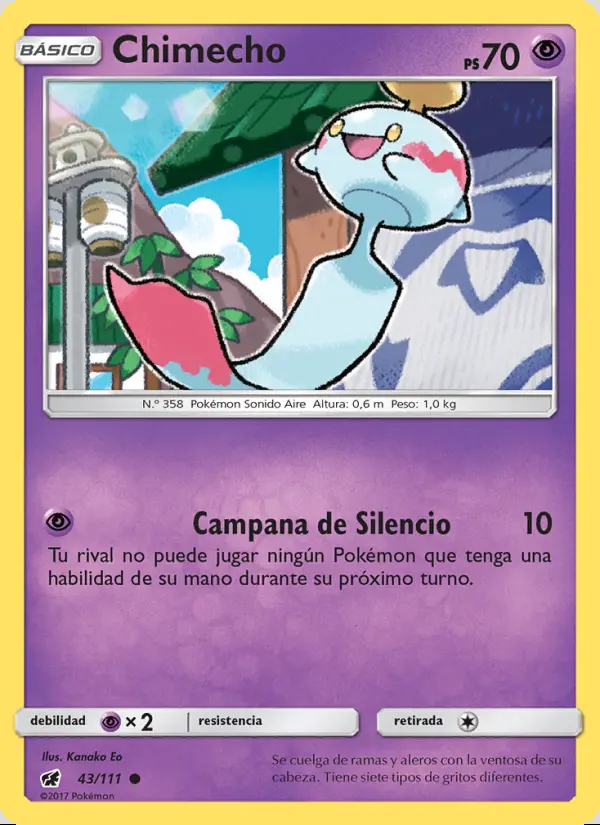 Image of the card Chimecho