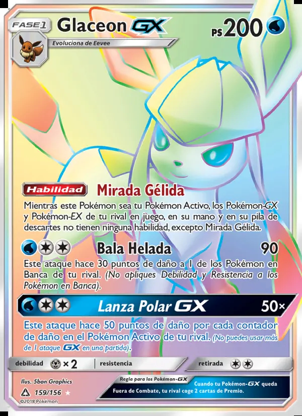 Image of the card Glaceon GX