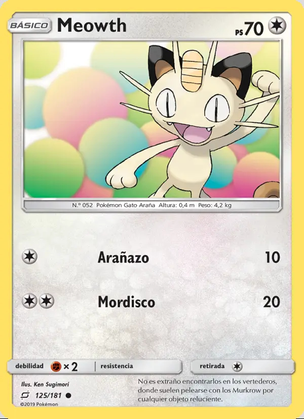 Image of the card Meowth