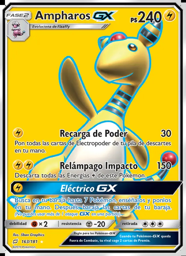 Image of the card Ampharos GX