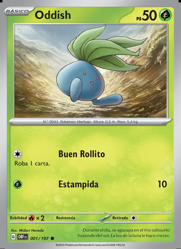 Image of the card Oddish