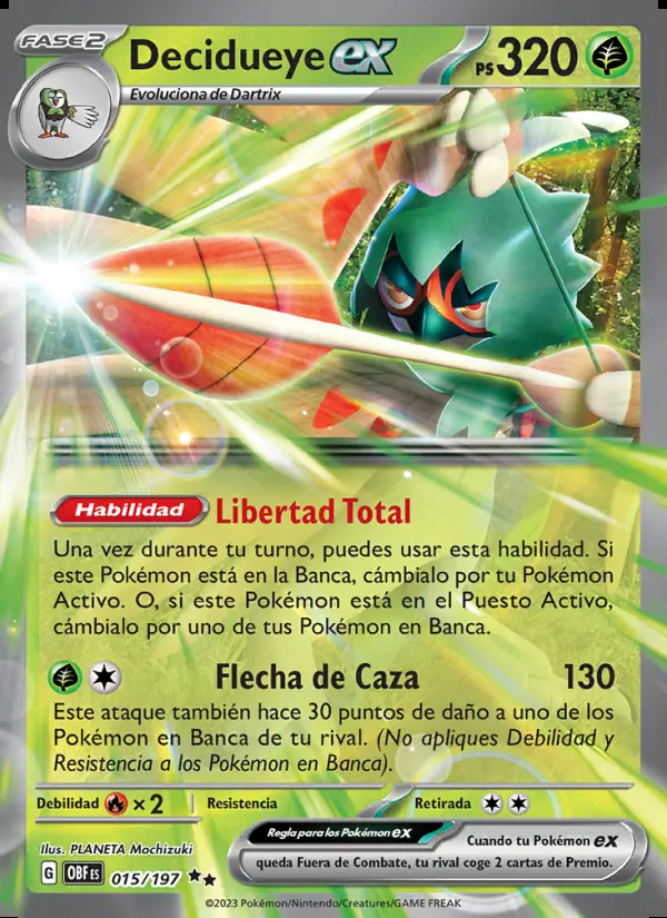 Image of the card Decidueye ex