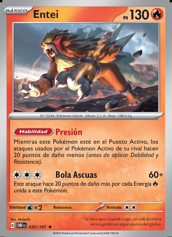 Image of the card Entei