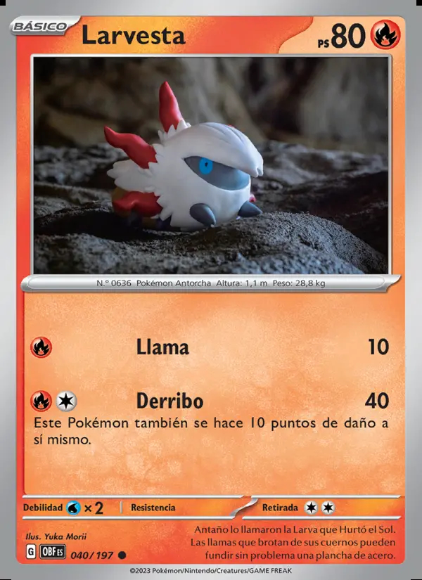 Image of the card Larvesta