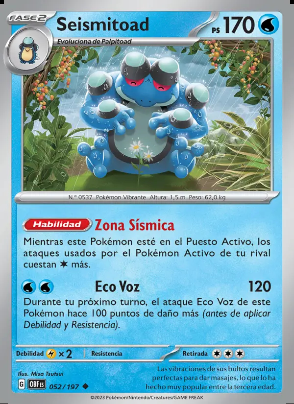 Image of the card Seismitoad