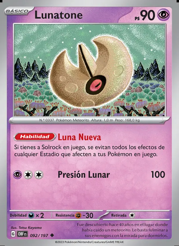 Image of the card Lunatone