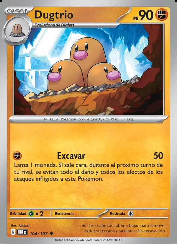 Image of the card Dugtrio