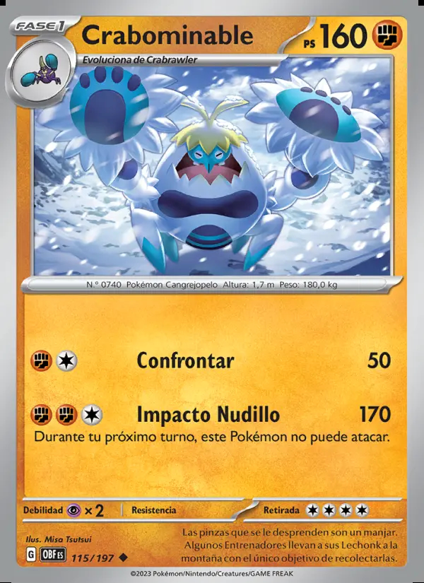 Image of the card Crabominable