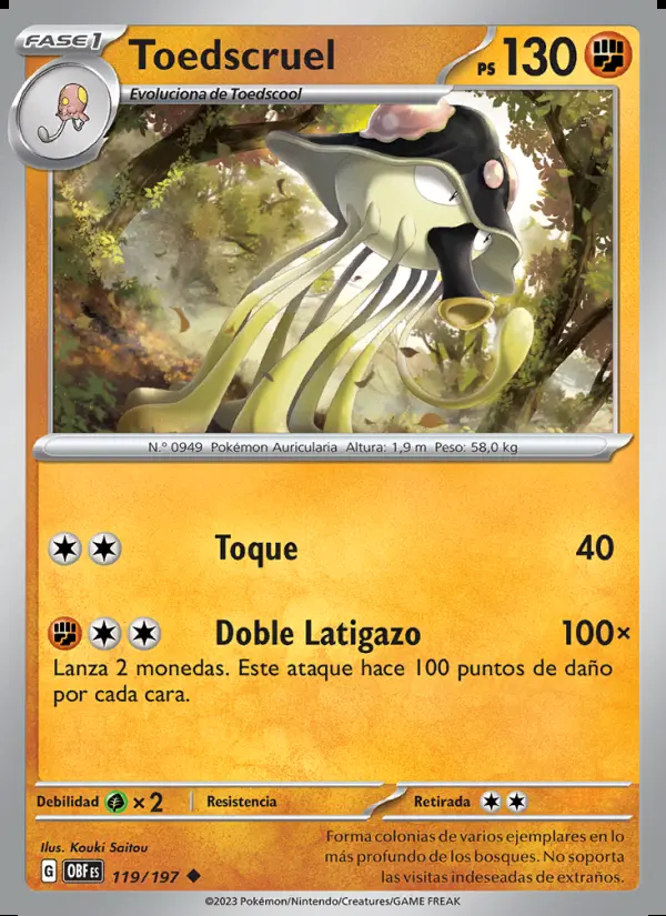 Image of the card Toedscruel