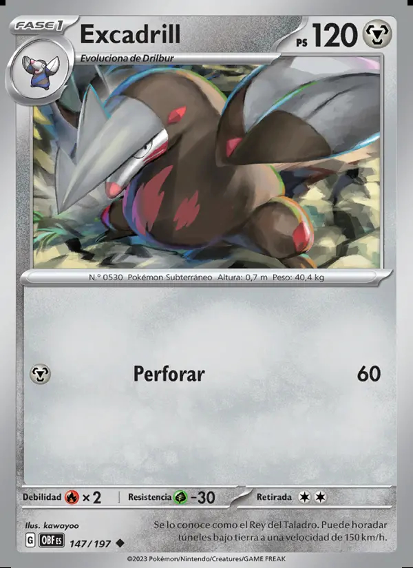 Image of the card Excadrill