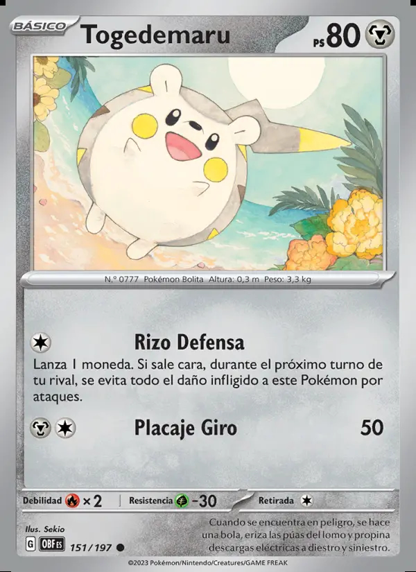 Image of the card Togedemaru