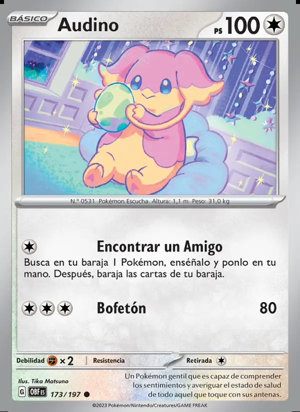 Image of the card Audino