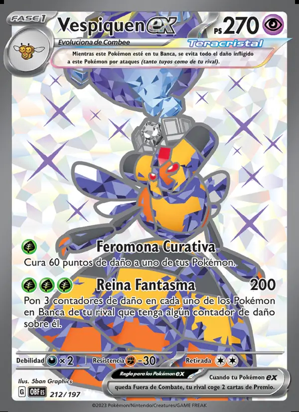 Image of the card Vespiquen ex