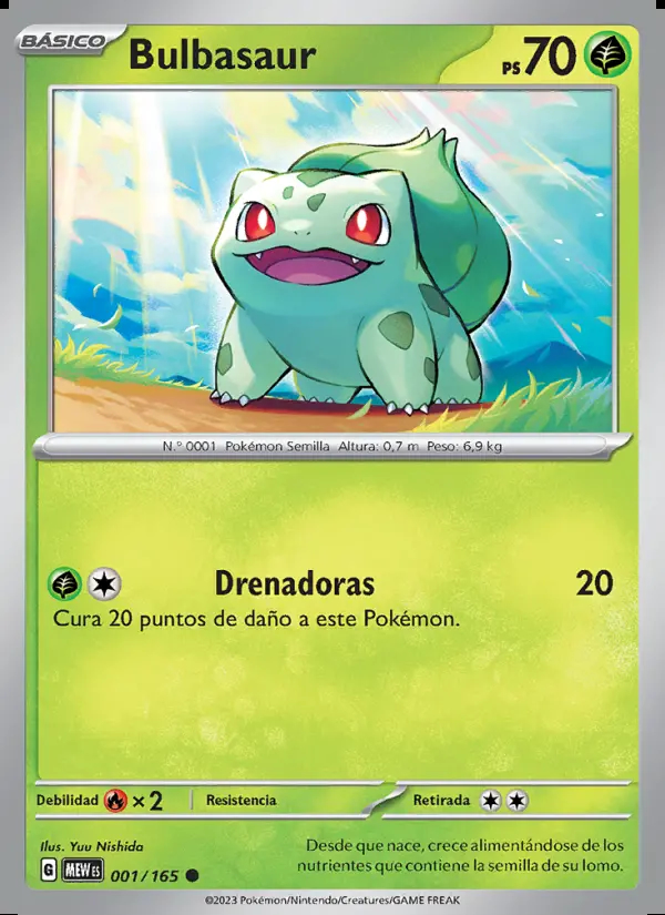 Image of the card Bulbasaur