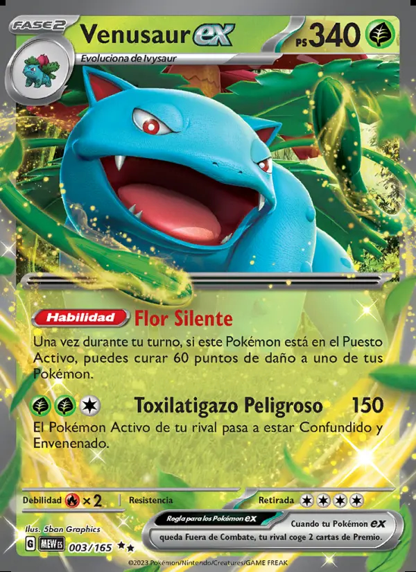 Image of the card Venusaur ex