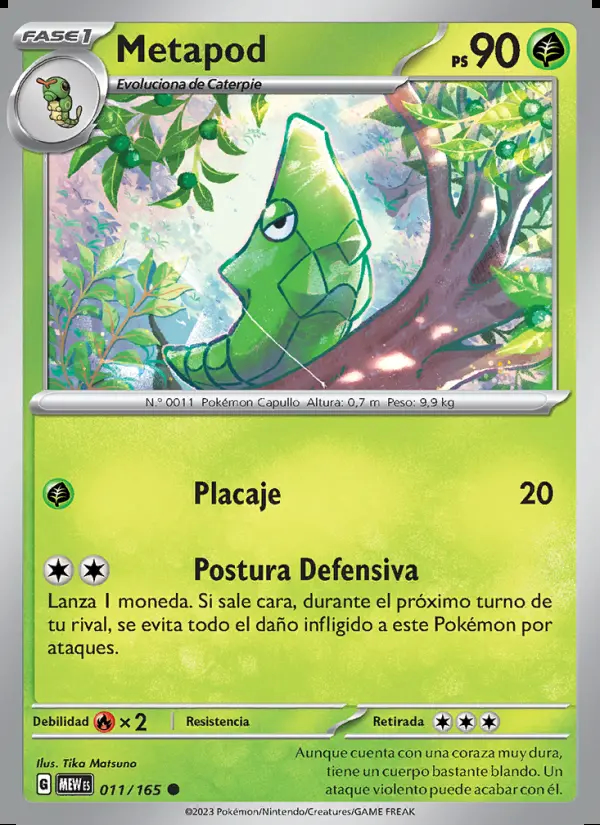 Image of the card Metapod