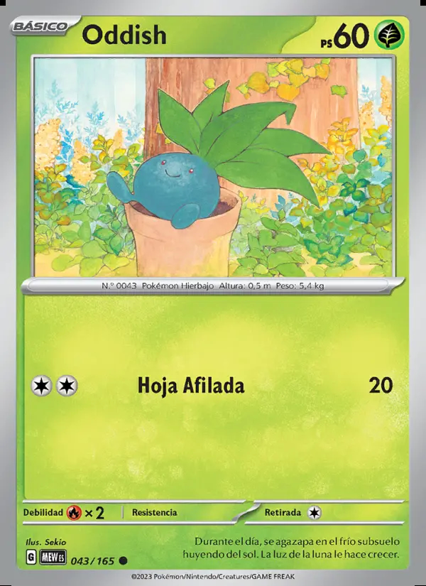 Image of the card Oddish