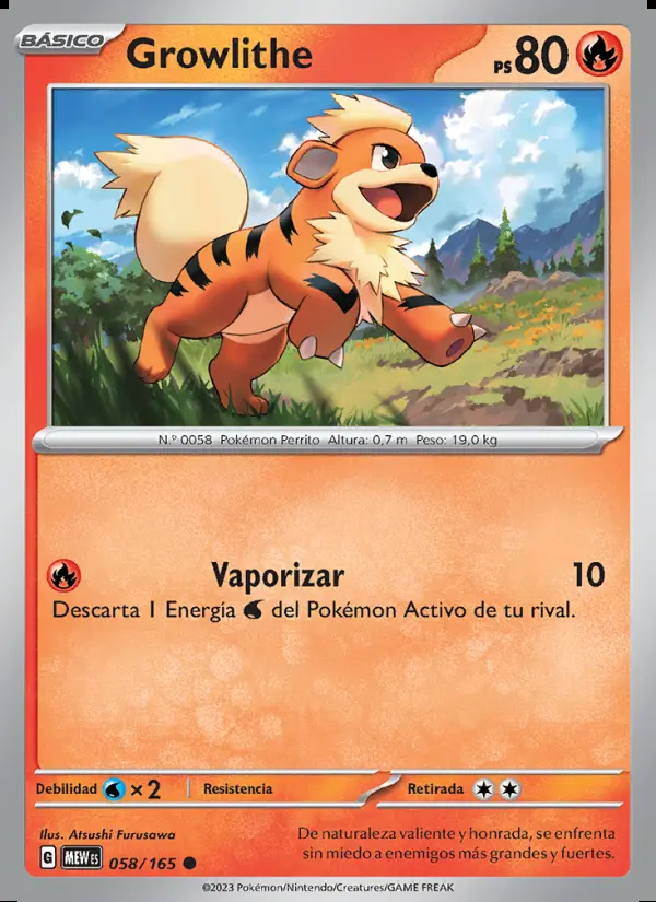 Image of the card Growlithe