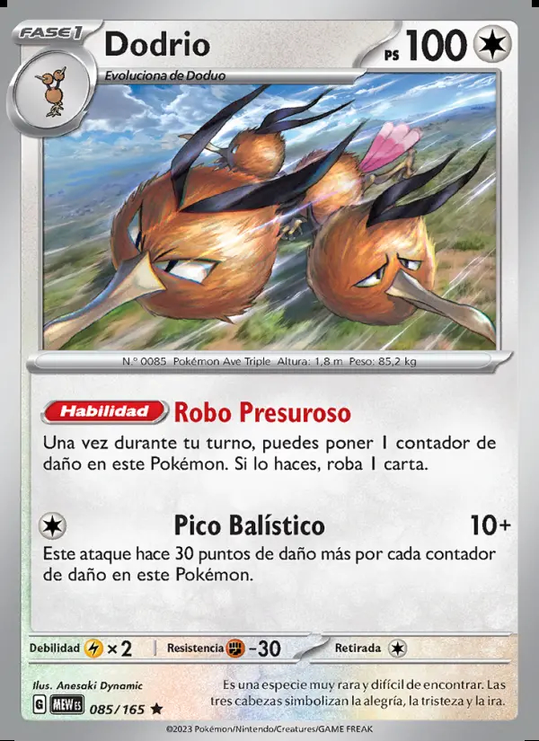 Image of the card Dodrio