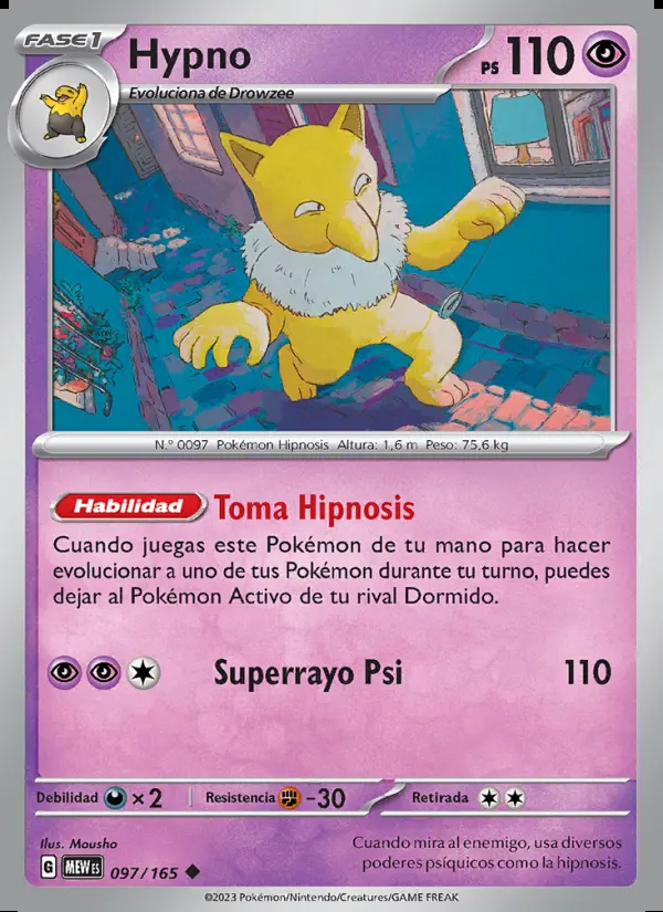 Image of the card Hypno