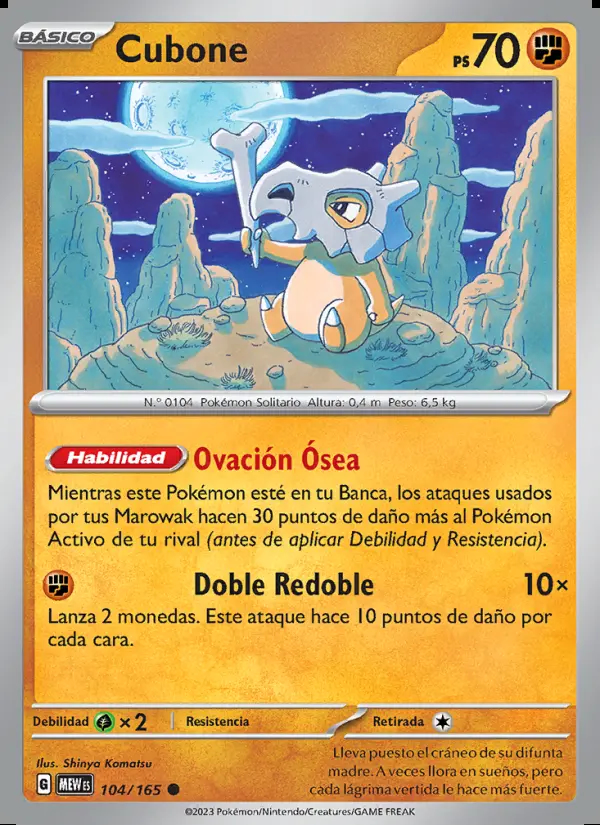 Image of the card Cubone