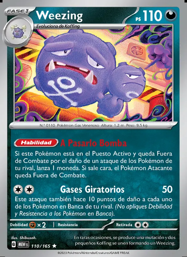 Image of the card Weezing