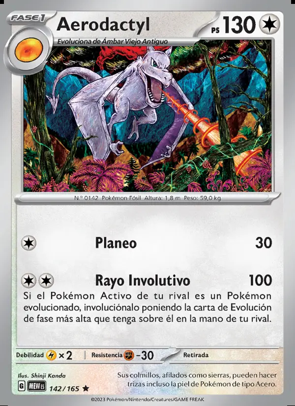 Image of the card Aerodactyl