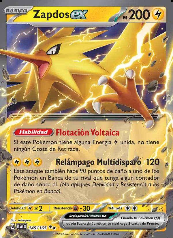 Image of the card Zapdos ex