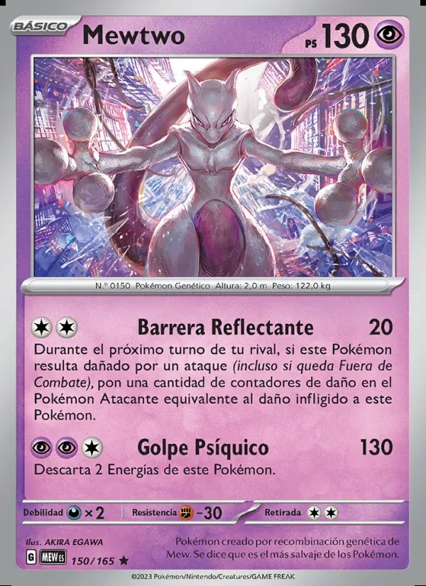 Image of the card Mewtwo