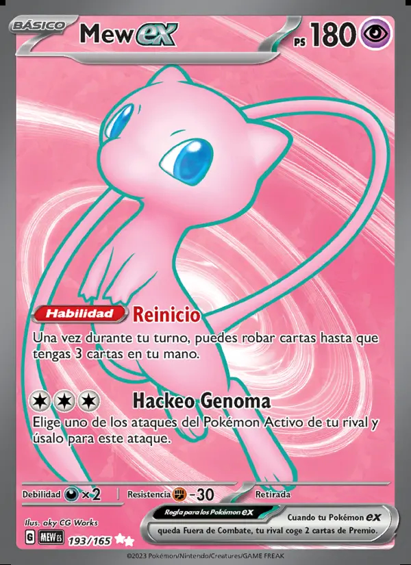 Image of the card Mew ex