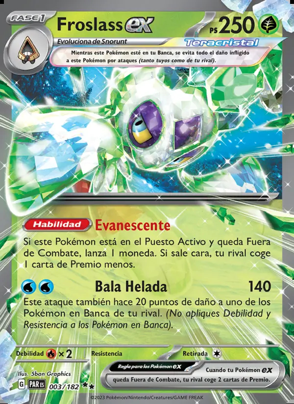 Image of the card Froslass ex