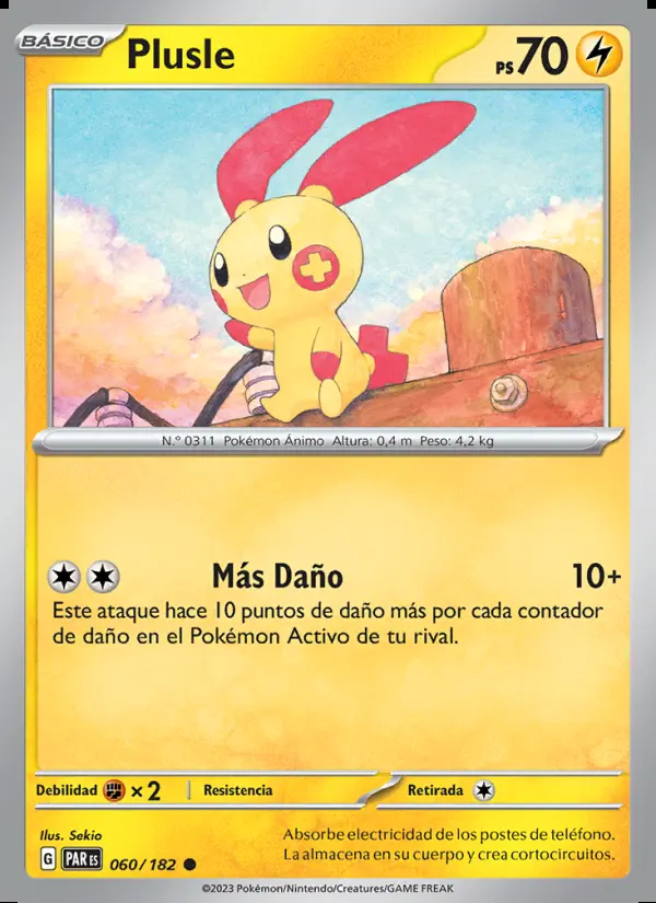 Image of the card Plusle