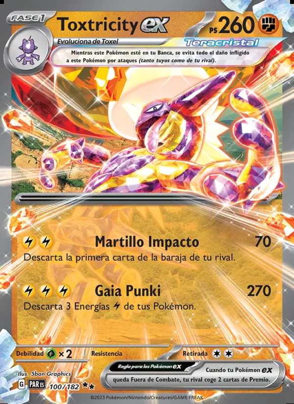 Image of the card Toxtricity ex