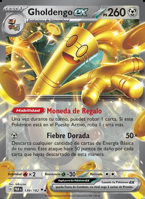 Image of the card Gholdengo ex