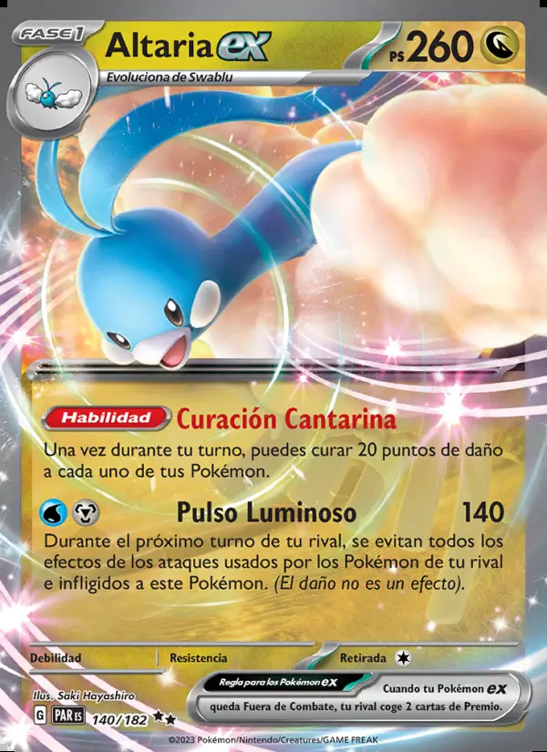 Image of the card Altaria ex