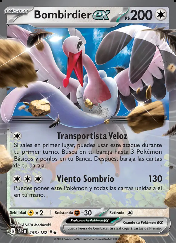 Image of the card Bombirdier ex