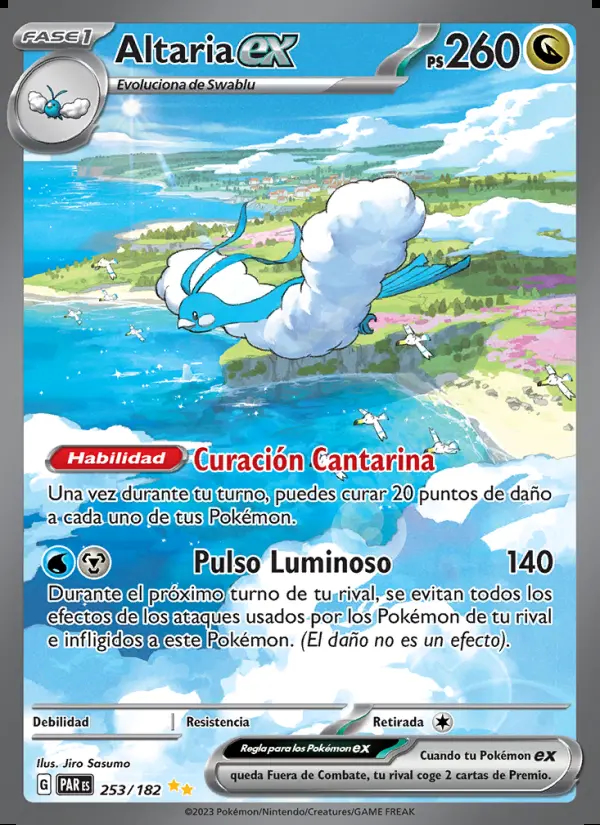 Image of the card Altaria ex