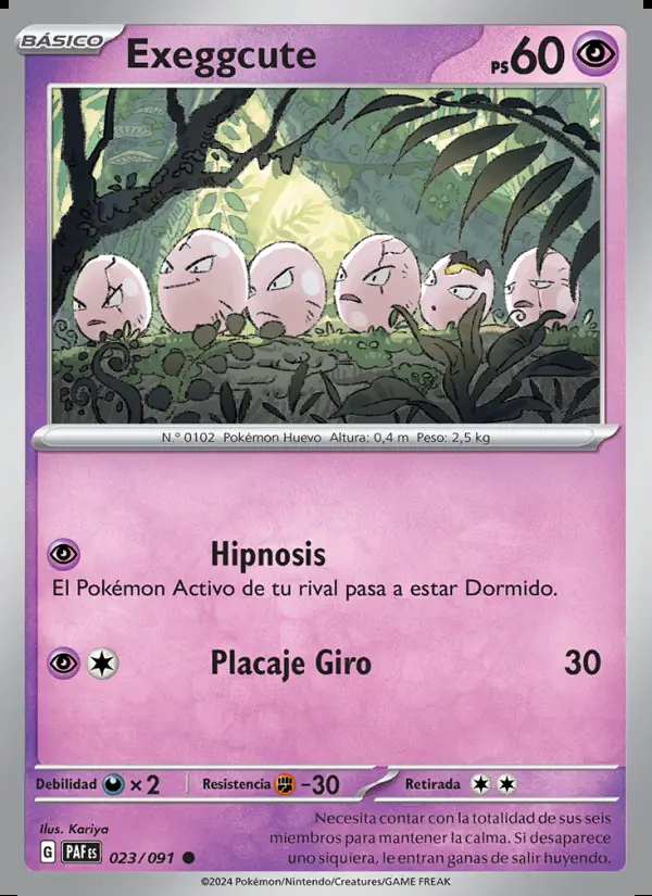 Image of the card Exeggcute