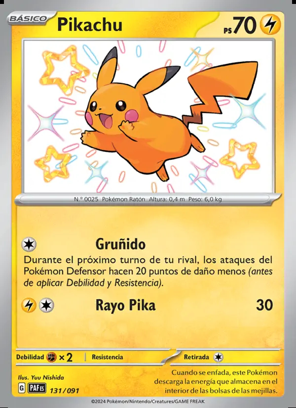 Image of the card Pikachu