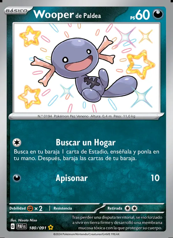 Image of the card Wooper de Paldea