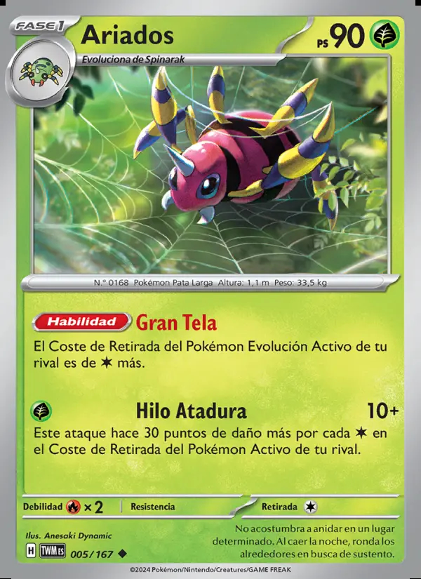 Image of the card Ariados