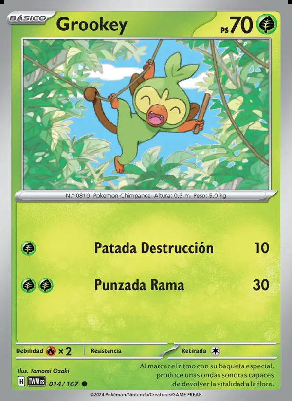 Image of the card Grookey