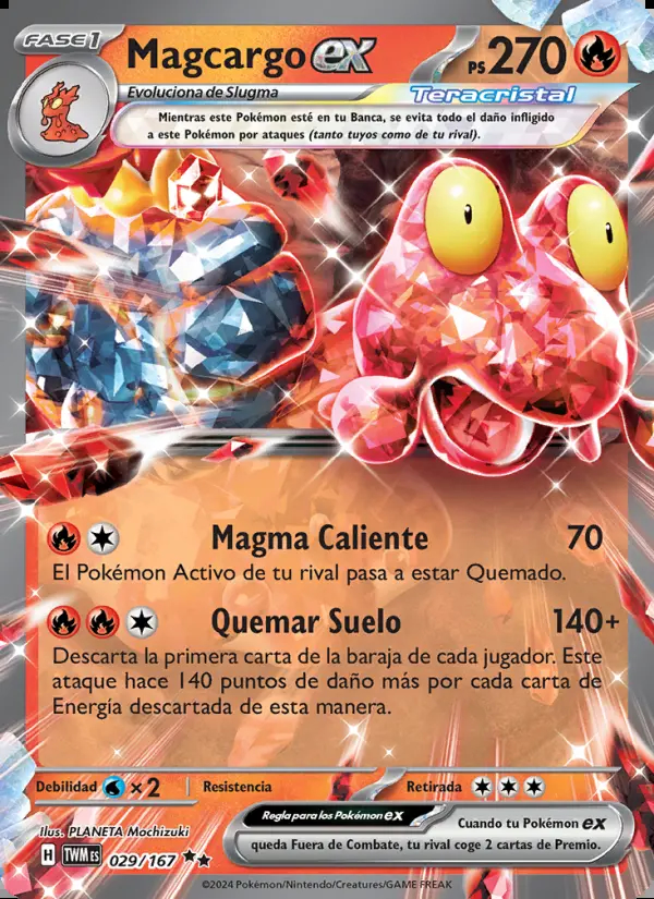 Image of the card Magcargo ex