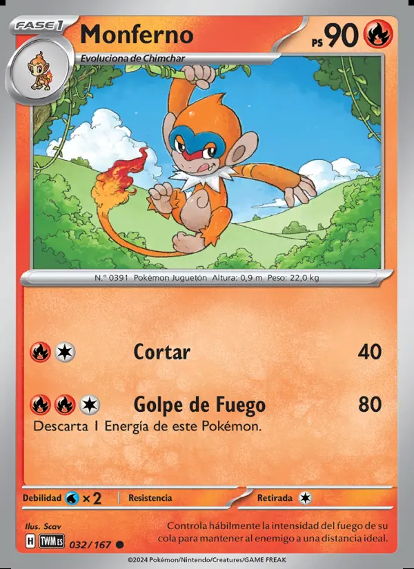 Image of the card Monferno