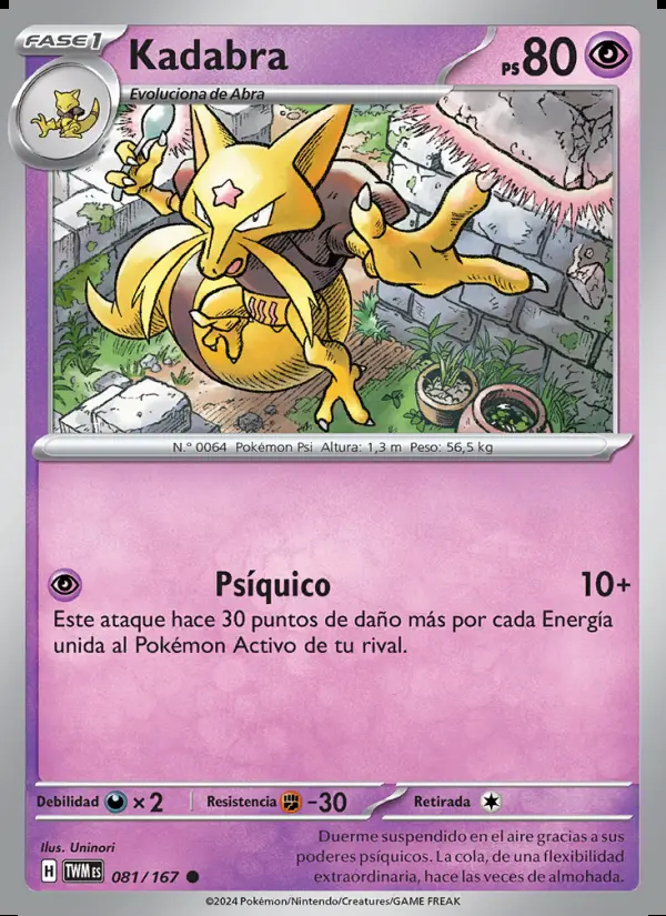 Image of the card Kadabra